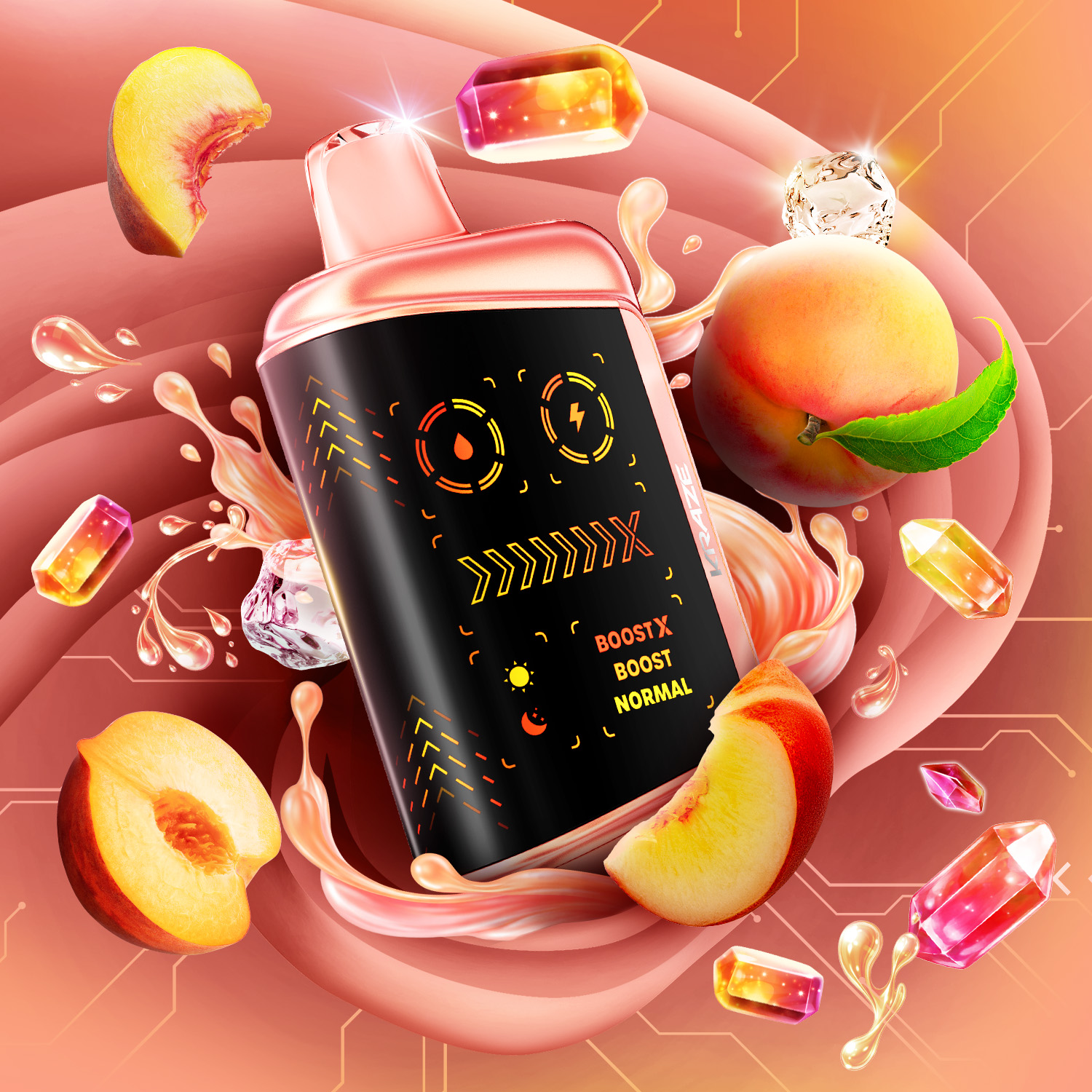 Kraze_MegaX-May2026_Candy_FrizzyPeachGIce Kraze_MegaX-May2026_Candy_FrizzyPeachGIce