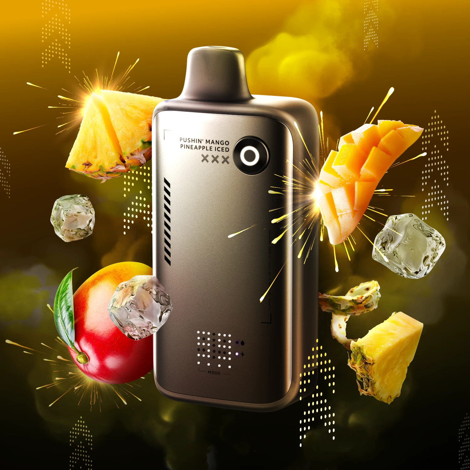 ArômeBeast-ALPHA_COL_FRUIT-RENDER_20mg_FED2026_Pushin’MangoPineappleIced